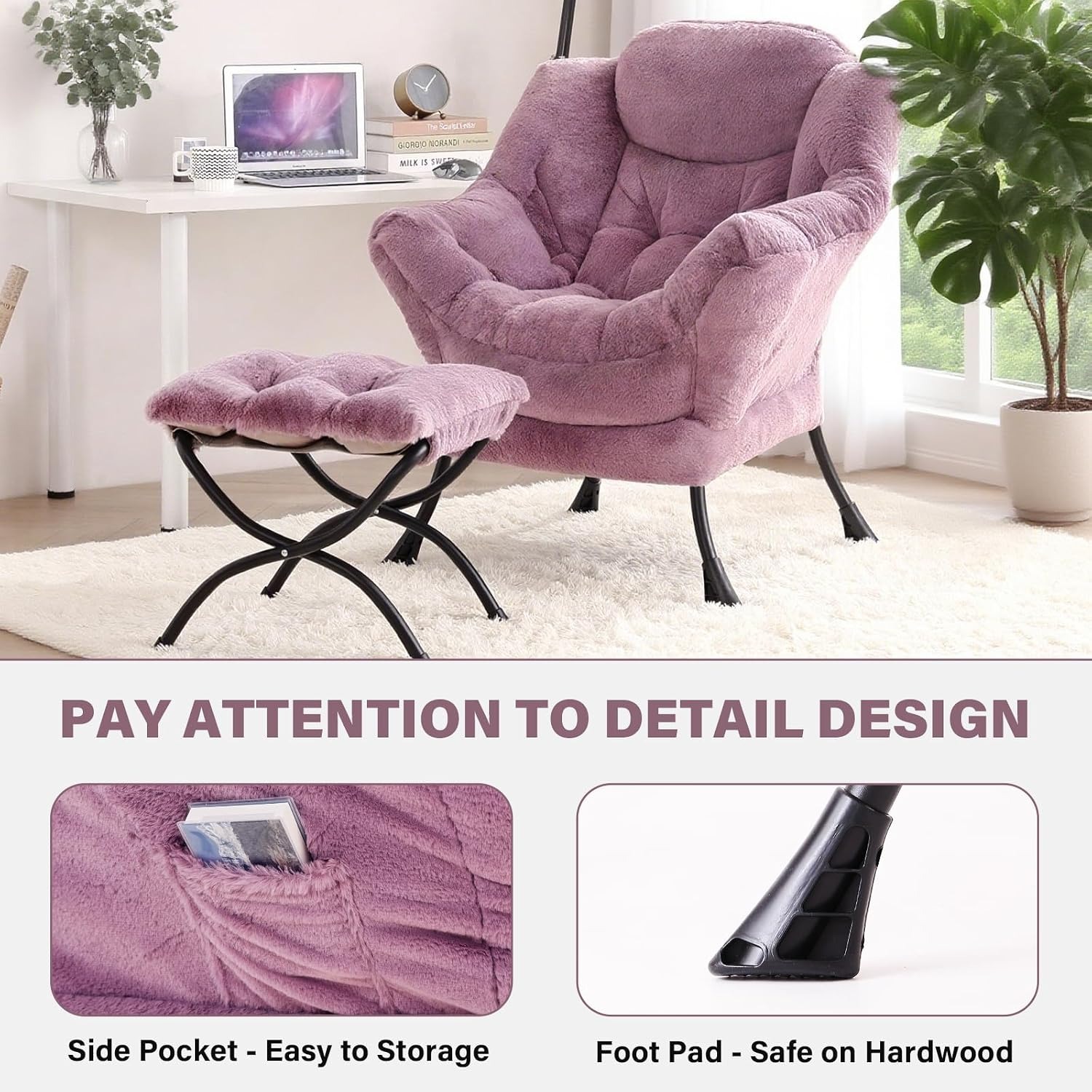 TIITA Lazy Chair with Ottoman: image 5
