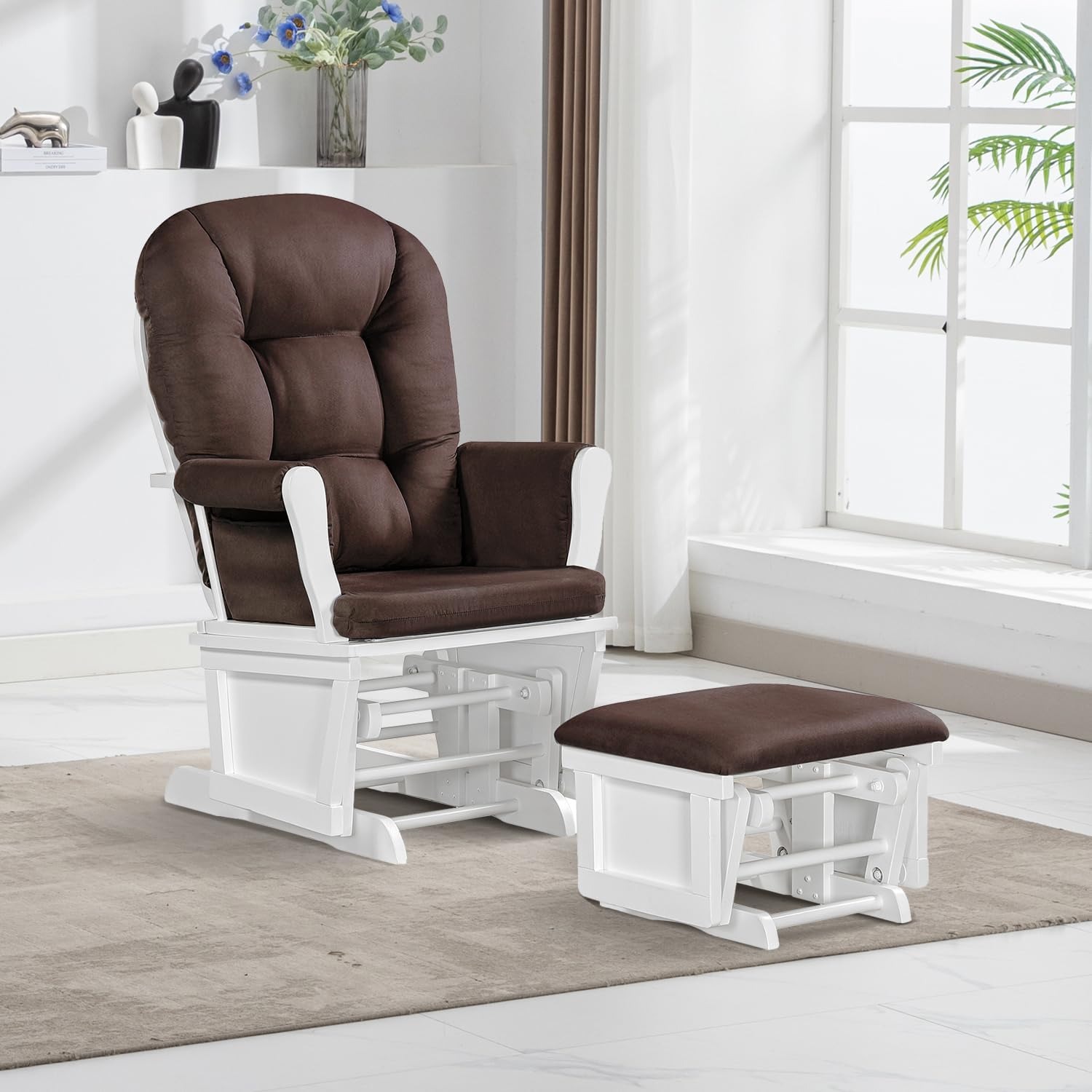 Lennox Furniture Nursery Glider with Ottoman