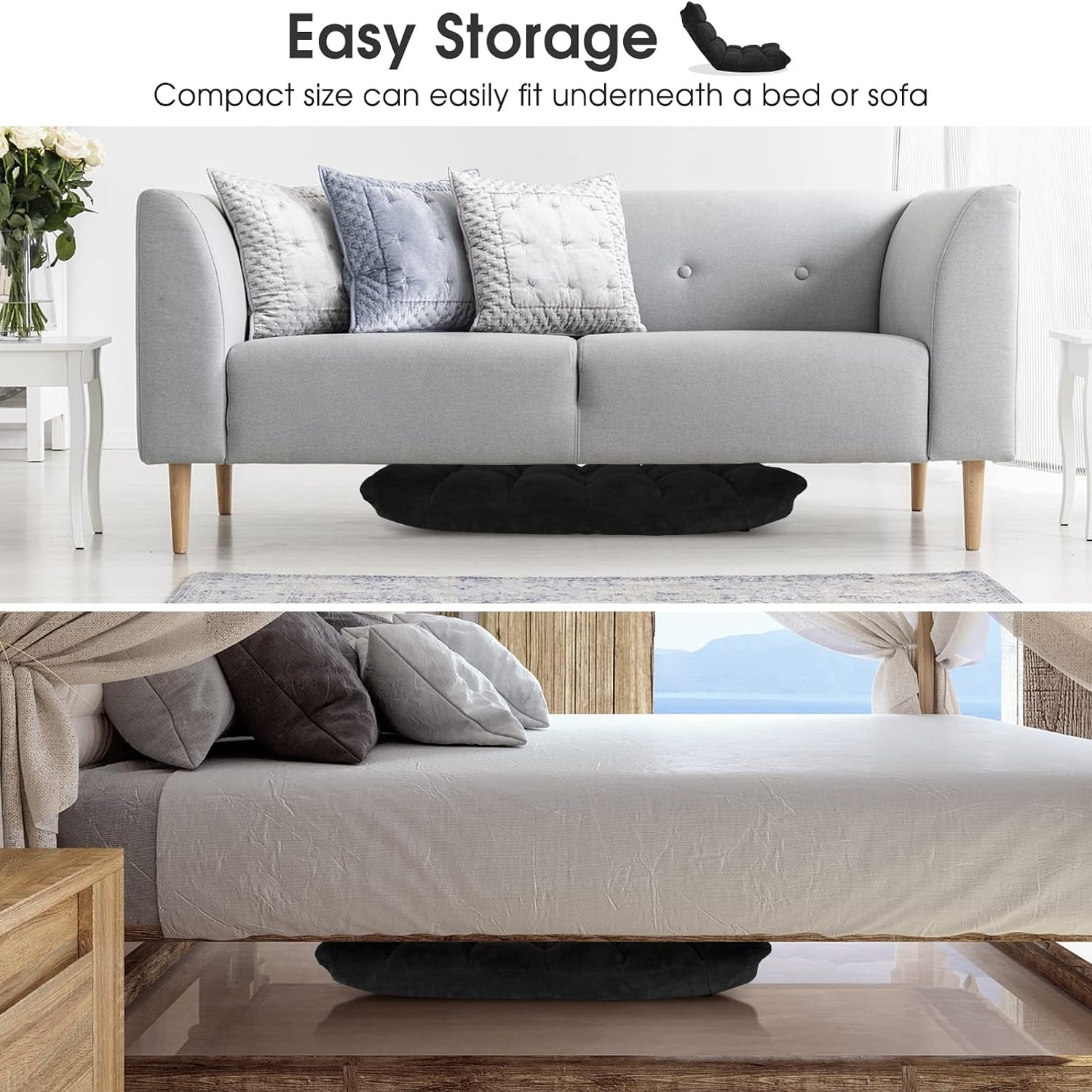 GIANTEX Adjustable Floor Sofa Chair