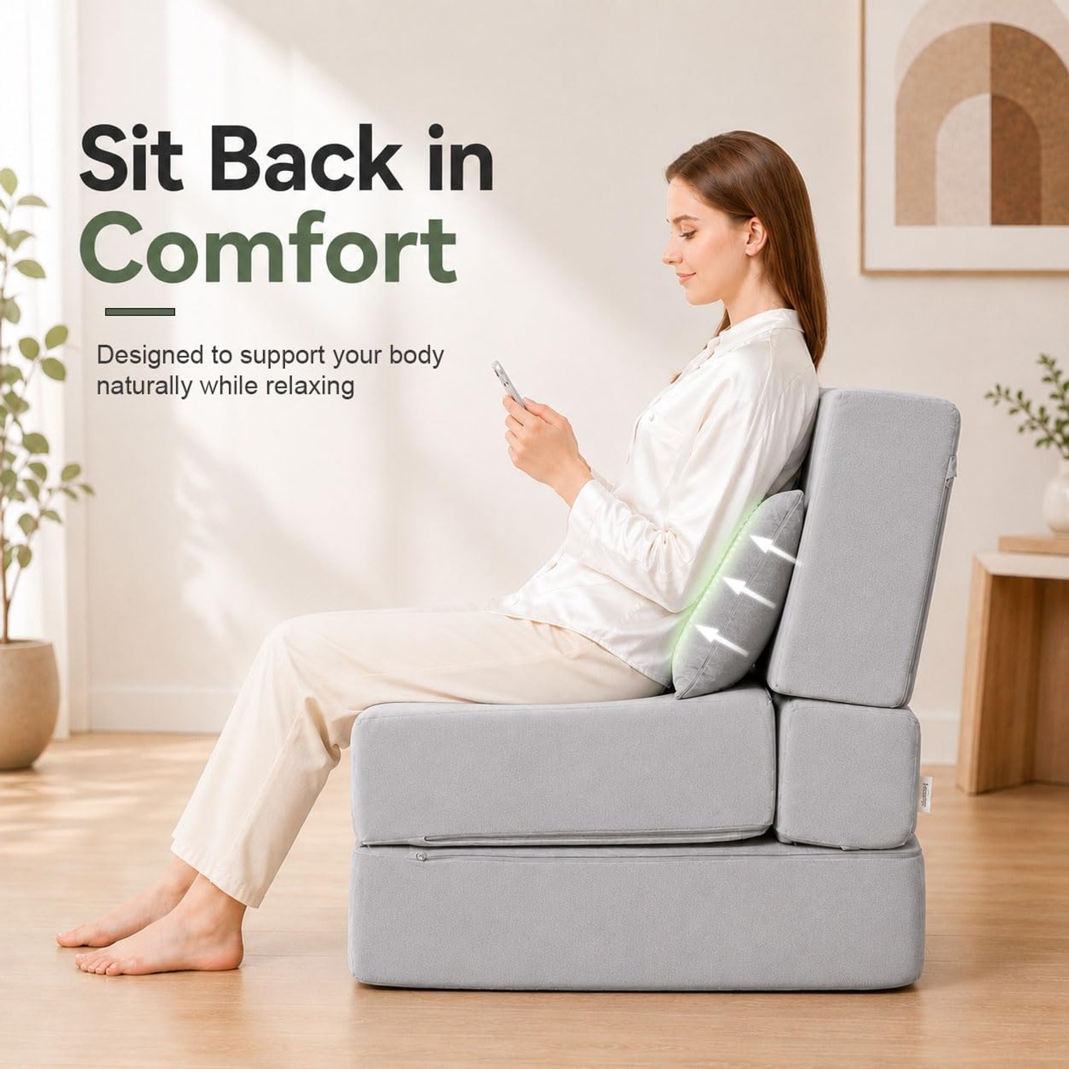 TokSay Folding Sleeper Chair