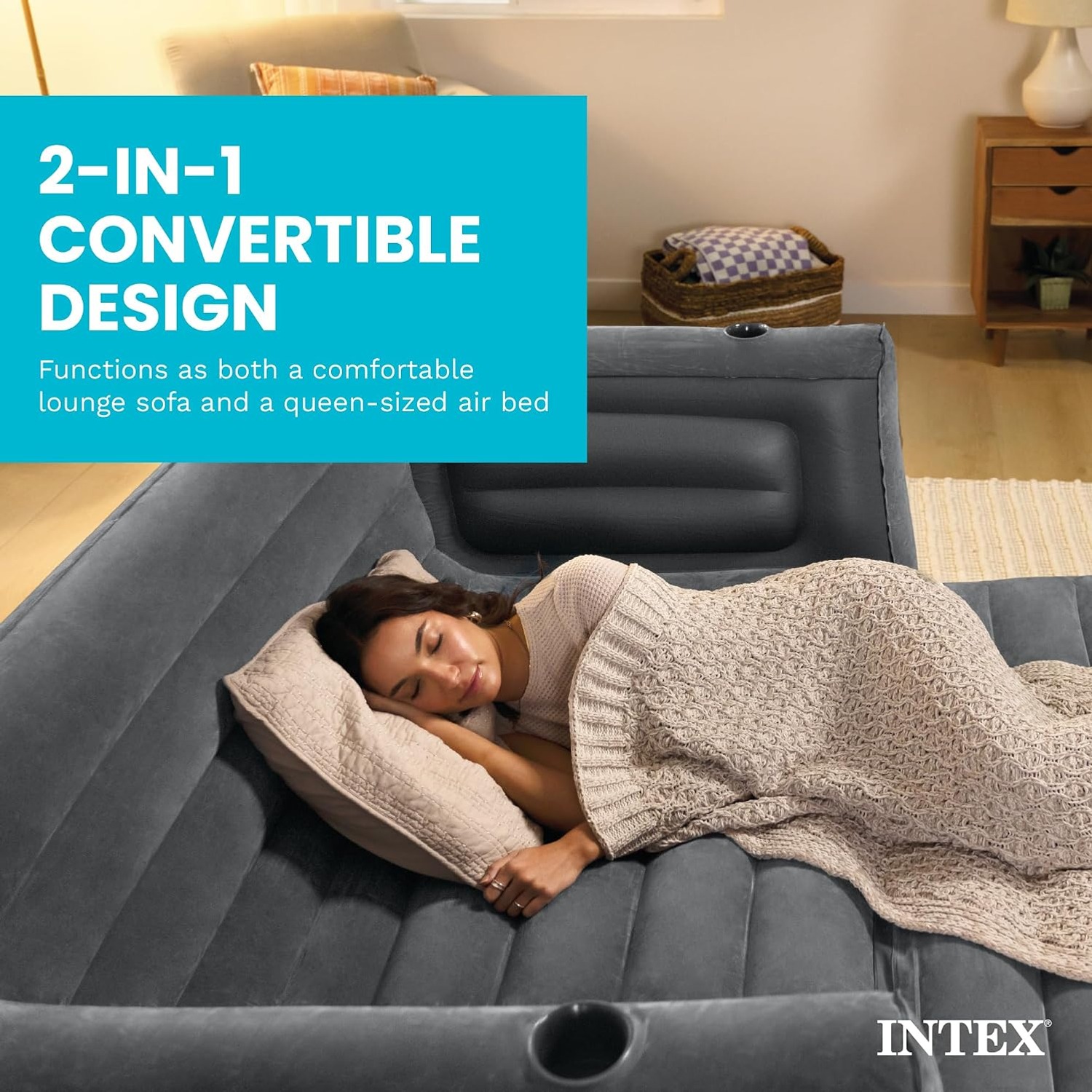 Intex Queen Inflatable Pull Out Sofa