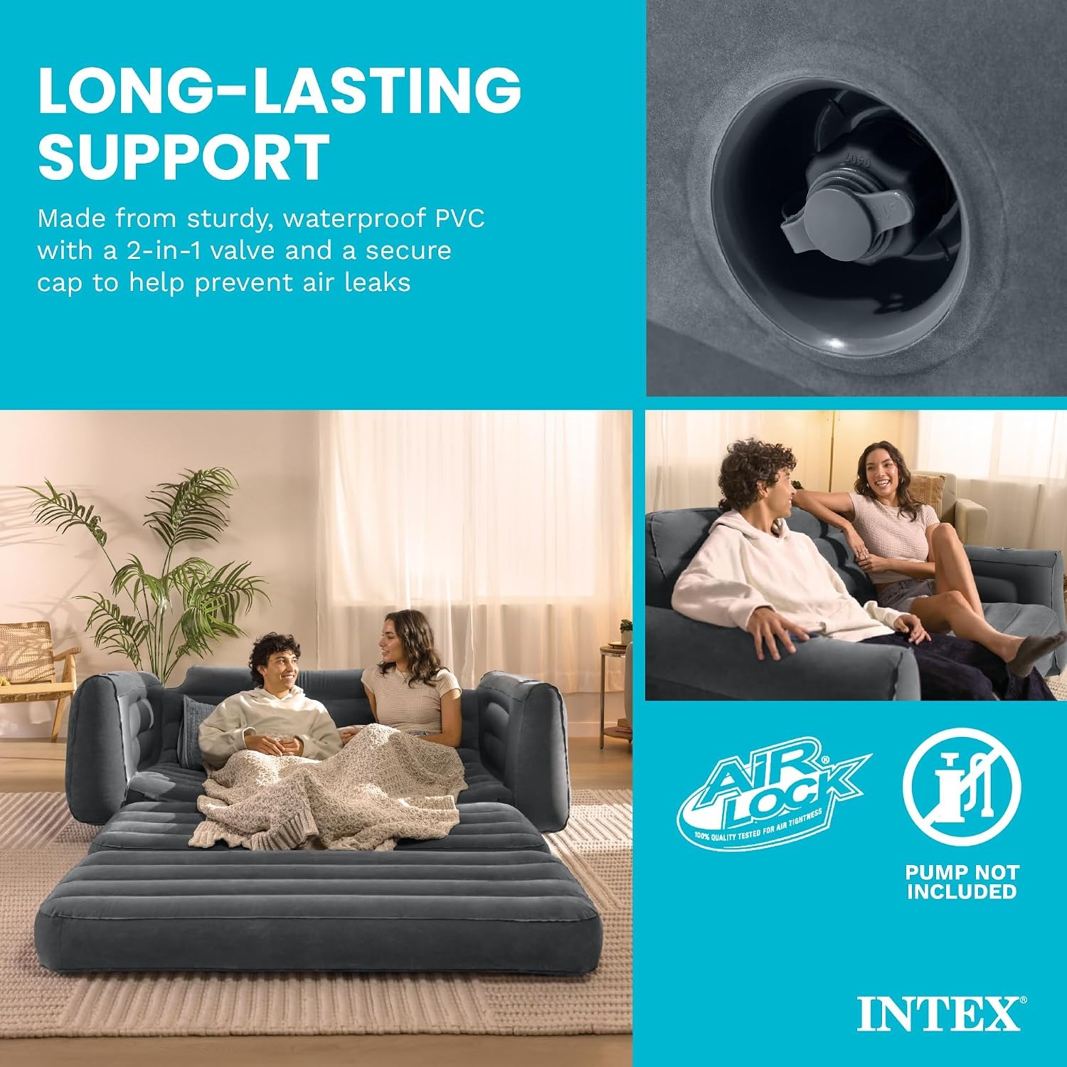 Intex Queen Inflatable Pull Out Sofa