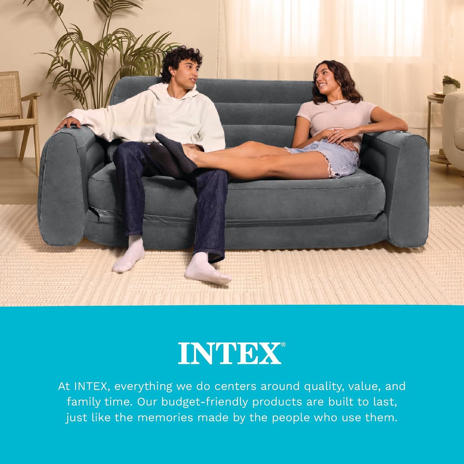 Intex Queen Inflatable Pull Out Sofa