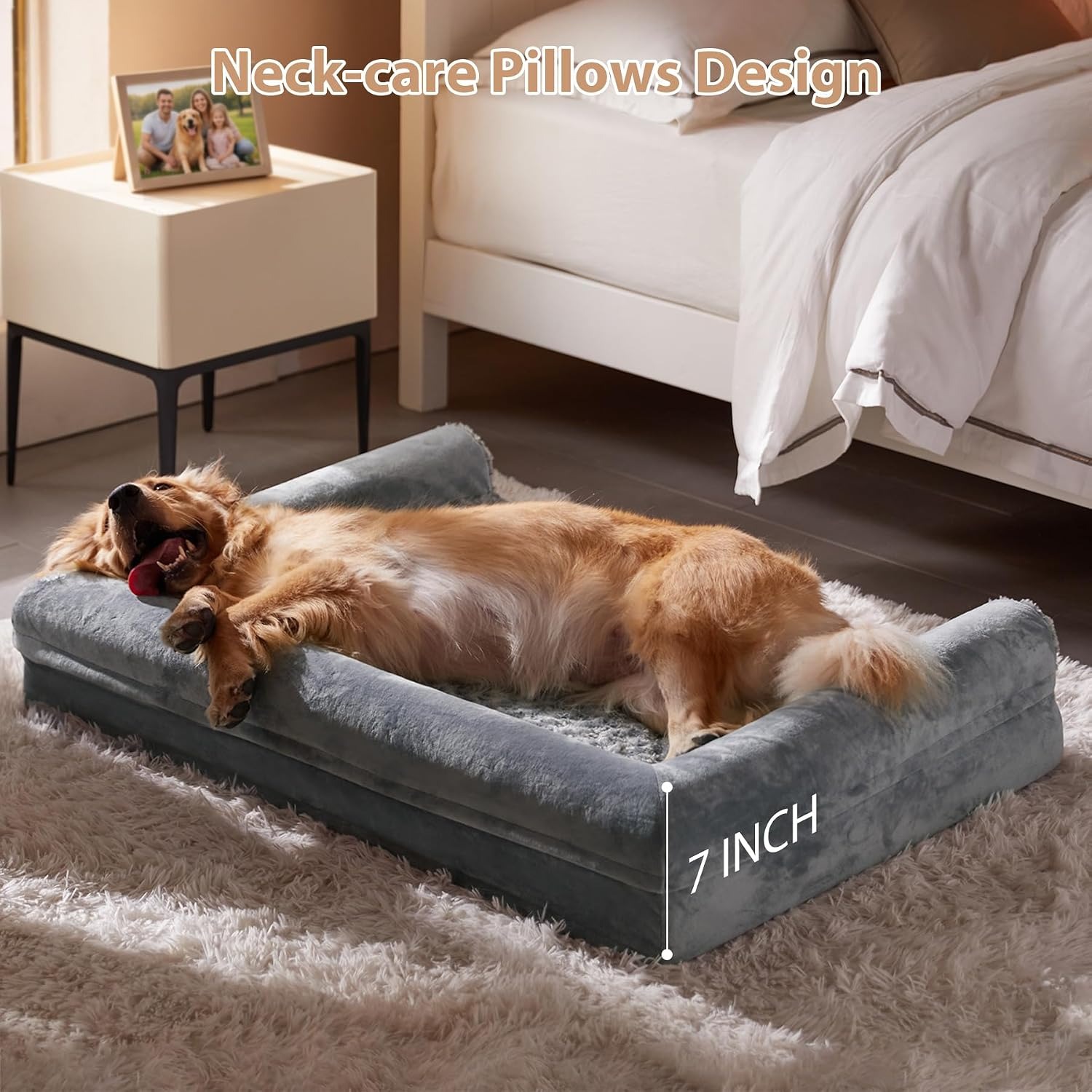 BFPETHOME Orthopedic Dog Couch Bed: image 2