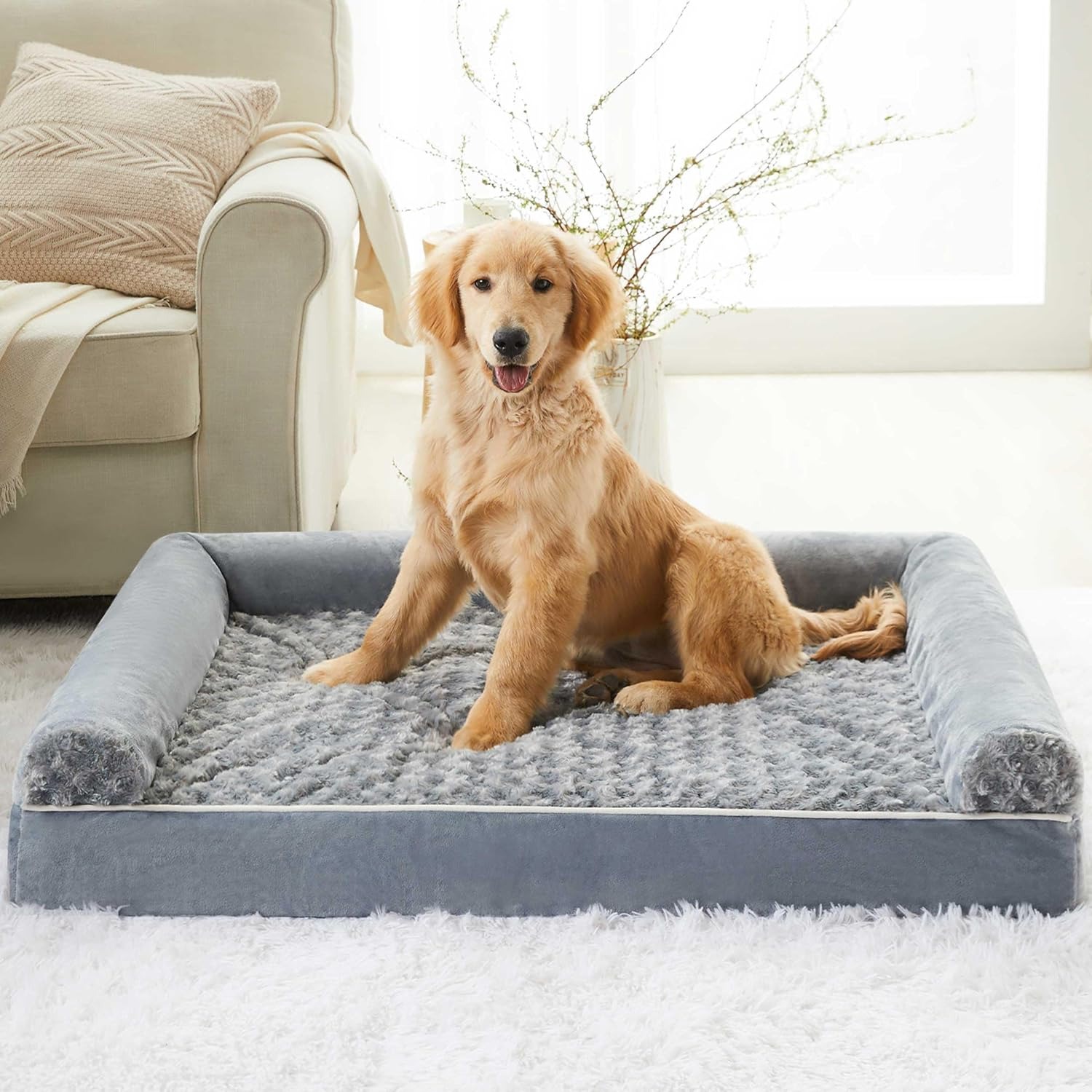 BFPETHOME Orthopedic Dog Couch Bed: image 8