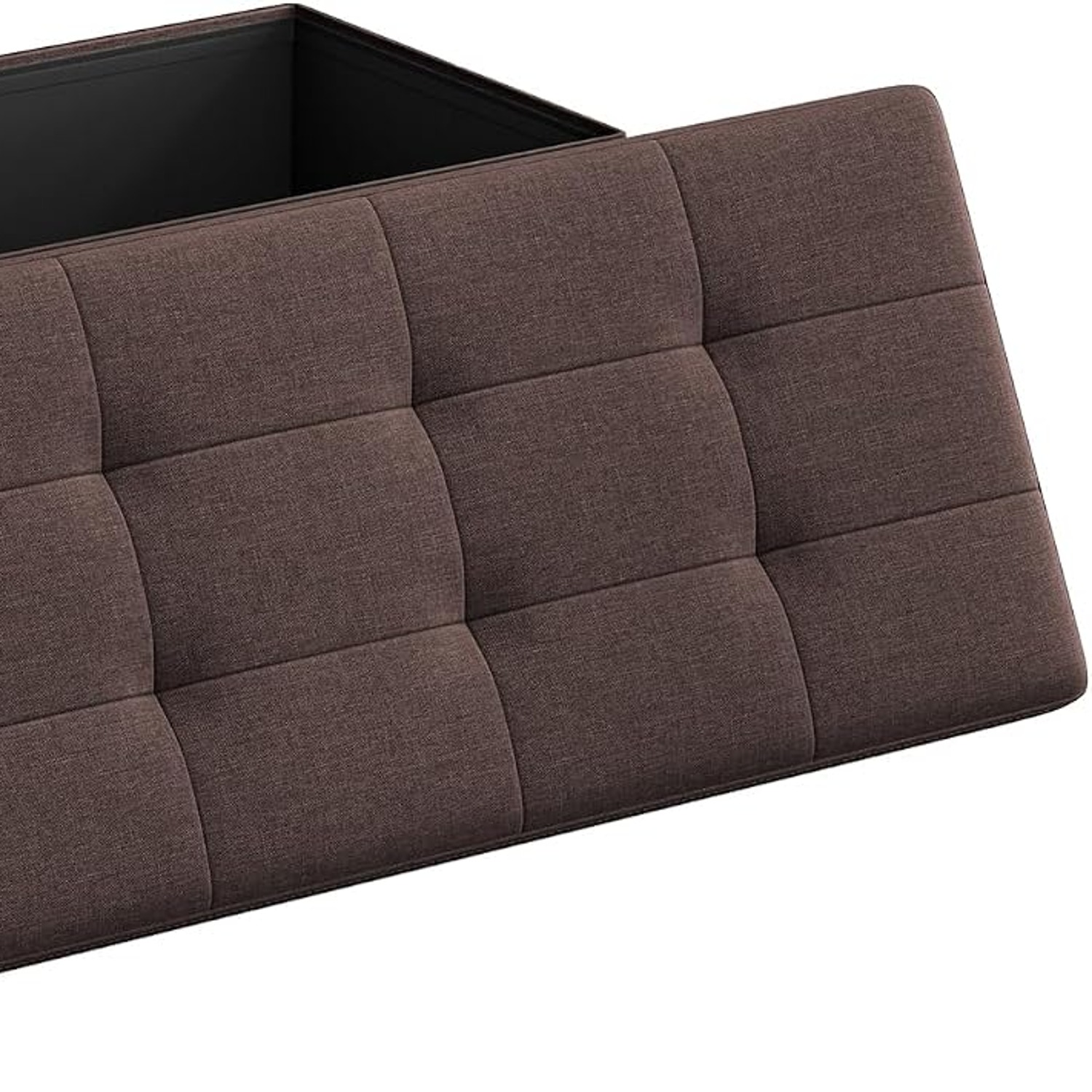 SONGMICS Folding Storage Ottoman Bench: image 7