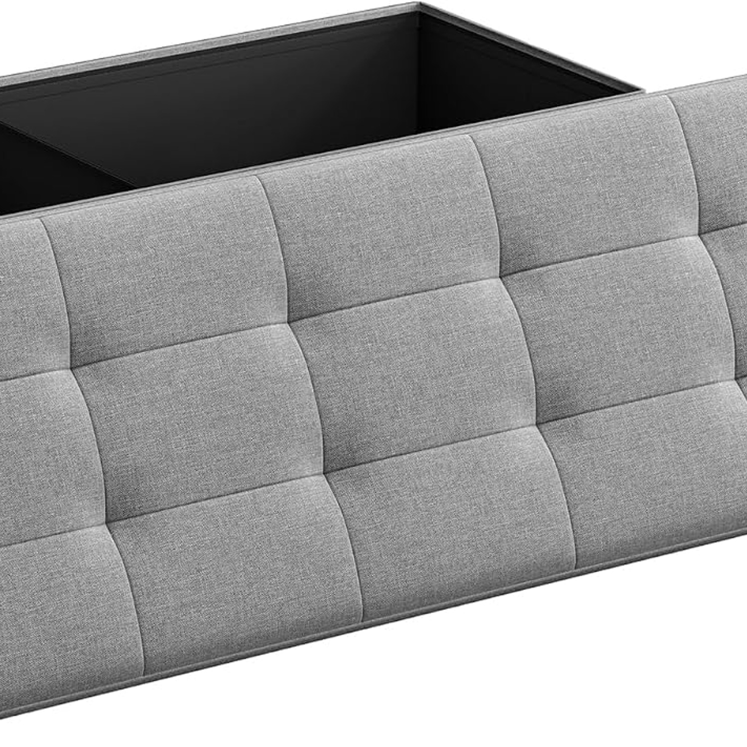 SONGMICS Folding Storage Ottoman Bench: image 8