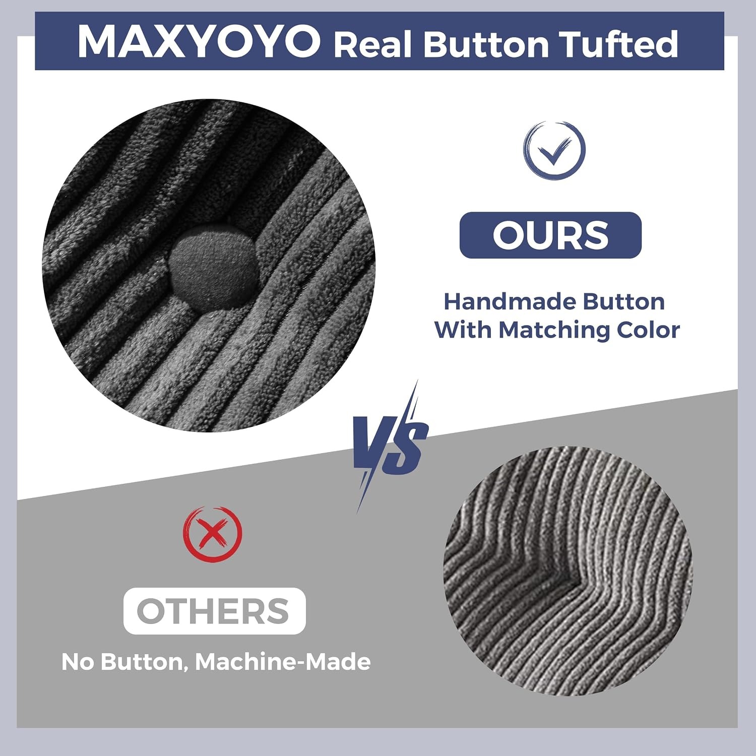 MAXYOYO Tri-Fold Loveseat Sofa Bed