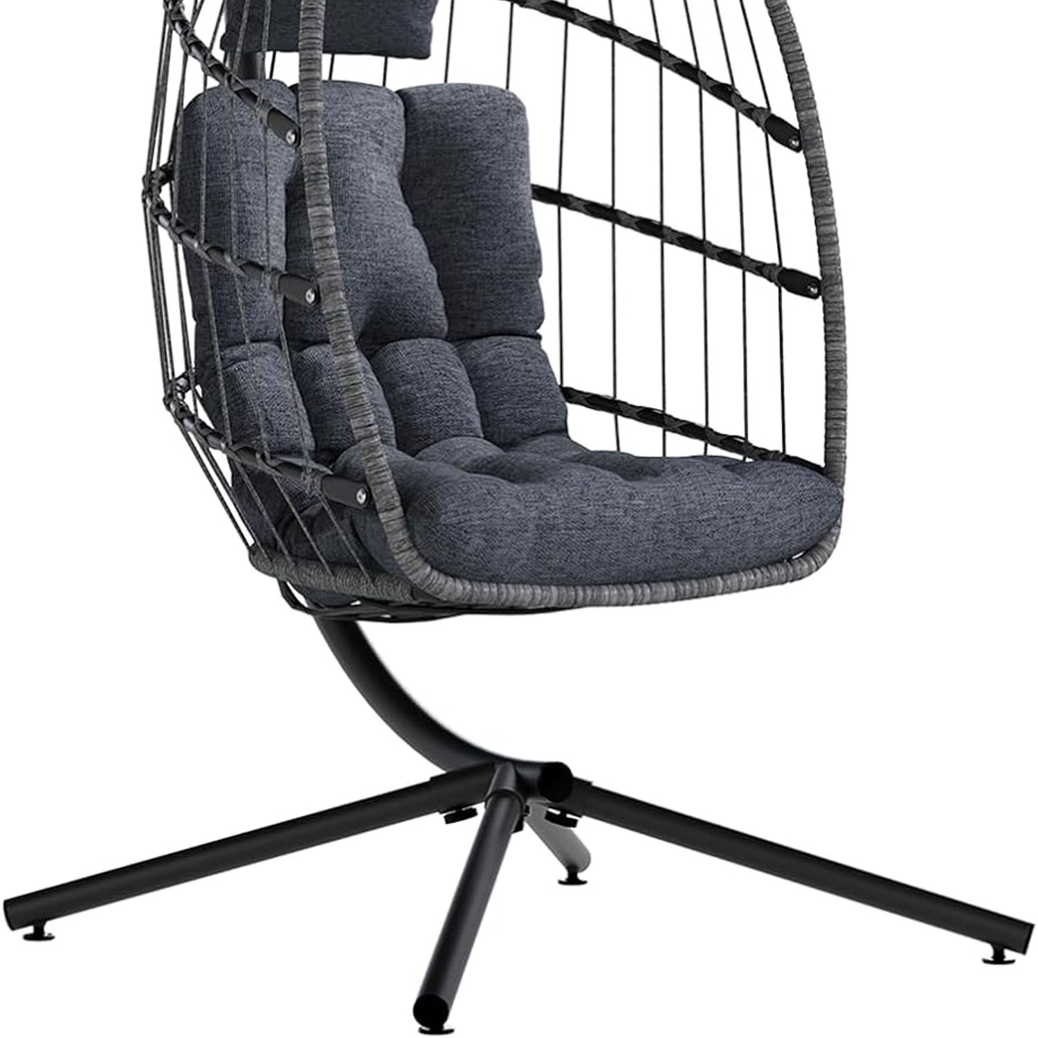 SWITTE Hanging Egg Chair with Stand: image 1