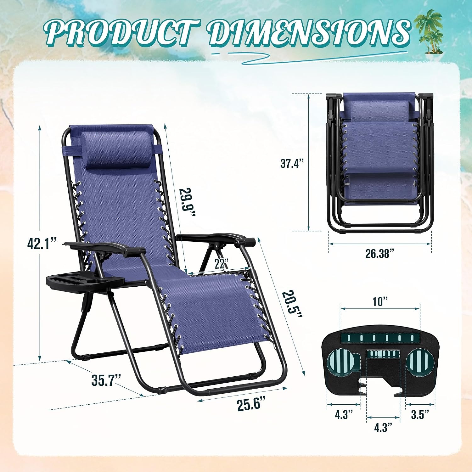 Homall Zero Gravity Chair Set of 2