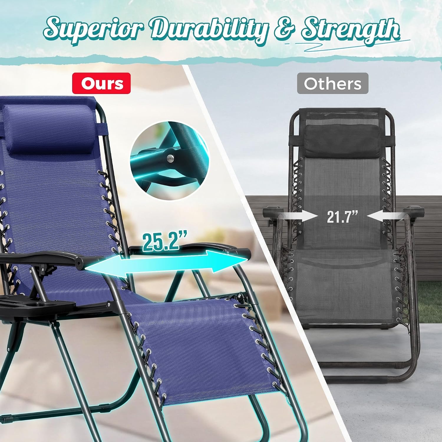 Homall Zero Gravity Chair Set of 2